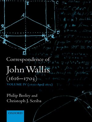 cover image of Correspondence of John Wallis (1616-1703)